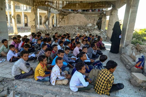Ecole-TAEZ_Source--Ahmad-Al-Bashad-(AFP)
